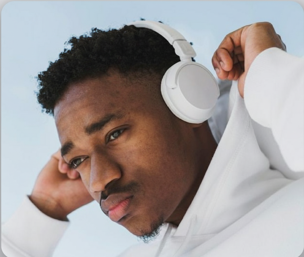 Person with headphones